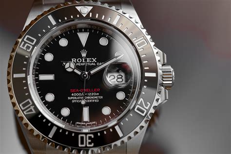 rolex single red sea dweller 2017|Rolex Sea-Dweller price guide.